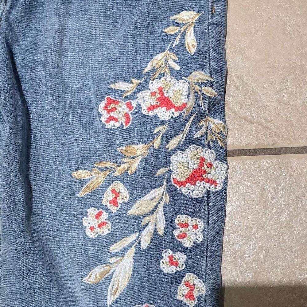 Chico's SO Slimming Girlfriend Slim Leg Ankle Jeans Women's Size 2R